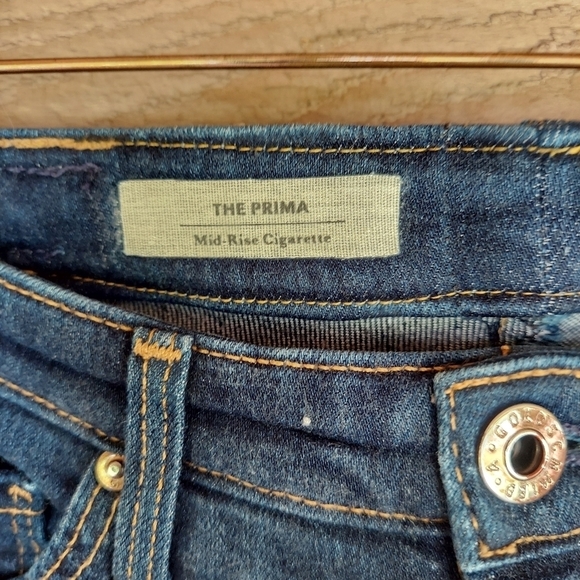 AG Prima Mid-Rise Cigarette Jeans Size 24 - Picture 4 of 5